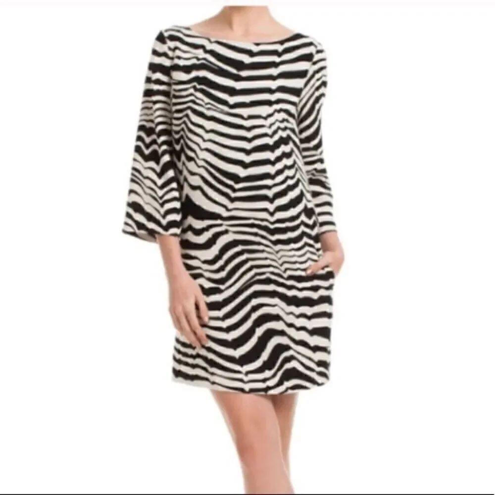 NWOTβTrinaΒ TurkβBlackβWhiteβDress